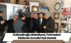 Dulkadiroğlu Belediyesi, Fırtınadan Etkilenen Esnafa Hızlı Destek