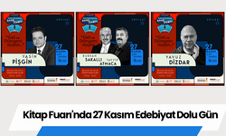 Kitap Fuarı'nda 27 Kasım Edebiyat Dolu Gün