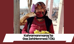 Kahramanmaraş’ta Gaz Zehirlenmesi: 1 Ölü