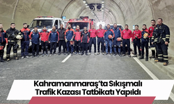 Kahramanmaraş’ta Sıkışmalı Trafik Kazası Tatbikatı Yapıldı