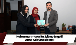 Kahramanmaraş'ta, İşitme Engelli Anne Adayına Destek