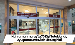 Kahramanmaraş'ta 70 Kişi Tutuklandı, Uyuşturucu ve Silah Ele Geçirildi