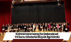 Kahramanmaraş'ta Geleneksel Yıl Sonu Gösterisi Büyük İlgi Gördü