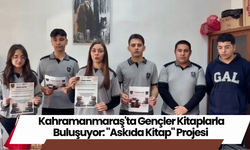 Kahramanmaraş'ta Gençler Kitaplarla Buluşuyor: "Askıda Kitap" Projesi