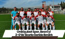 Onikişubat Spor, Besni'yi 2-0’lık Skorla Geride Bıraktı