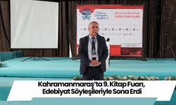 Kahramanmaraş’ta 9. Kitap Fuarı, Edebiyat Söyleşileriyle Sona Erdi