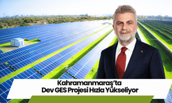 Kahramanmaraş’ta Dev GES Projesi Hızla Yükseliyor