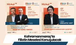 Kahramanmaraş’ta Filistin Meselesi Konuşulacak