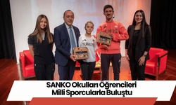 SANKO Okulları Öğrencileri Milli Sporcularla Buluştu