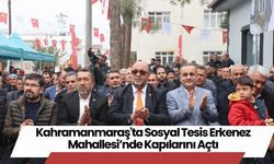 Kahramanmaraş'ta Sosyal Tesis Erkenez Mahallesi’nde Kapılarını Açtı