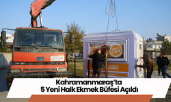 Kahramanmaraş’ta 5 Yeni Halk Ekmek Büfesi Açıldı