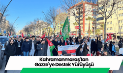 Kahramanmaraş'tan Gazze'ye Destek Yürüyüşü