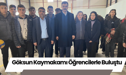 Göksun Kaymakamı Öğrencilerle Buluştu