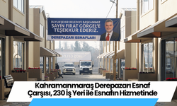 Kahramanmaraş Derepazarı Esnaf Çarşısı, 230 İş Yeri ile Esnafın Hizmetinde