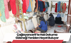 Çağlayancerit’te Halı Dokuma Geleneği Yeniden Hayat Buluyor