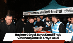 Başkan Görgel, Berat Kandili’nde Vatandaşlarla Bir Araya Geldi