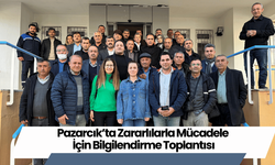 Pazarcık’ta Zararlılarla Mücadele İçin Bilgilendirme Toplantısı