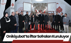 Onikişubat’ta İftar Sofraları Kuruluyor