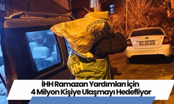 İHH Ramazan Yardımları İçin 4 Milyon Kişiye Ulaşmayı Hedefliyor