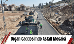 Orçan Caddesi’nde Asfalt Mesaisi