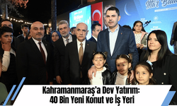 Kahramanmaraş’a Dev Yatırım: 40 Bin Yeni Konut ve İş Yeri