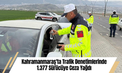 Kahramanmaraş'ta Trafik Denetimlerinde 1.377 Sürücüye Ceza Yağdı