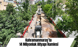 Kahramanmaraş’ta 14 Milyonluk Altyapı Hamlesi