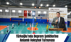 Türkoğlu’nda Deprem Şehitlerine Anlamlı Voleybol Turnuvası