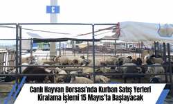 Canlı Hayvan Borsası’nda Kurban Satış Yerleri Kiralama İşlemi 15 Mayıs’ta Başlayacak