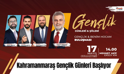 Kahramanmaraş Gençlik Günleri Başlıyor