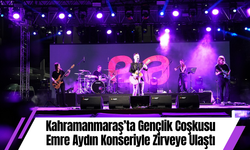Kahramanmaraş’ta Gençlik Coşkusu Emre Aydın Konseriyle Zirveye Ulaştı