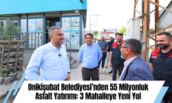 Onikişubat Belediyesi’nden 55 Milyonluk Asfalt Yatırımı: 3 Mahalleye Yeni Yol