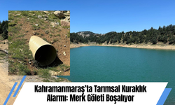 Kahramanmaraş’ta Tarımsal Kuraklık Alarmı: Merk Göleti Boşalıyor