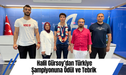 Halil Gürsoy’dan Türkiye Şampiyonuna Ödül ve Tebrik