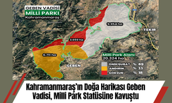 Kahramanmaraş’ın Doğa Harikası Geben Vadisi, Milli Park Statüsüne Kavuştu