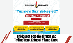 Onikişubat Belediyesi'nden Yaz Tatiline Renk Katacak Yüzme Kursu