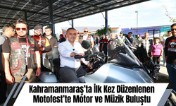 Kahramanmaraş’ta İlk Kez Düzenlenen Motofest’te Motor ve Müzik Buluştu