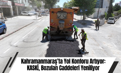 Kahramanmaraş’ta Yol Konforu Artıyor: KASKİ, Bozulan Caddeleri Yeniliyor