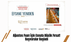 Ağustos Fuarı İçin Esnafa Büyük Fırsat! Başvurular Başladı