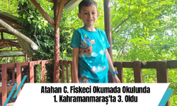 Atahan C. Fiskeci Okumada Okulunda 1. Kahramanmaraş'ta 3. Oldu