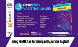 Genç KAMEK Yaz Kursları İçin Başvurular Başladı!