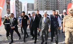 Görgel ve Ünlüer Güneşevler İnşaatında İnceleme Yaptı