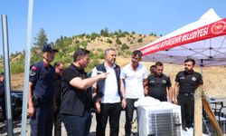 Başkan Toptaş ve Kaymakam Çiğdem Yangın Bölgesinde