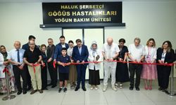 Haluk Şerbetçi Göğüs Hastalıkları Yoğun Bakım Ünitesi Düzenlenen Törenle Açıldı