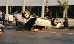Kahramanmaraş-Kayseri Yolunda Otomobil Takla Attı: 1 Yaralı