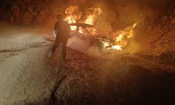 Kahramanmaraş’ta Otomobil Yangını Panik Yarattı