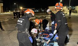 Kahramanmaraş’ta Bacıyan Ekibinden Enkaz Tatbikatı