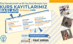 Özel Gereksinimli ve Yaşlılara Kahramanmaraş’ta Kurslar