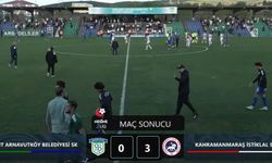 Arnavutköy Belediyespor 0-3 Kahramanmaraş İstiklalspor