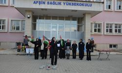 Afşin Sağlık Yüksekokulu Öğrencilerinden Filistin ve Doğu Türkistan’a Sessiz Çığlık